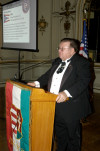 The Honorable Mr. Peter Ujvagi, a Ohio State Legislator who spearheaded the AHF resolution in Ohio, presented excerpts from that resolution honoring the sacrifices and congratulating the American Hungarian Federation on it's 100th anniversary