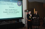 The Masters of Ceremonies, Cmdr. Istvan Hargitai (USN) and Rev. Judit Mayer, opened the Ball, thanked guests and recognized the Ball Chairperson, Erika Fedor, and the Ball Committee, whose hard work and vision made this 9th annual event not only possible, but highly successful.