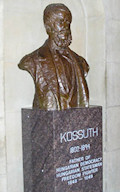 The American Hungarian Federation commisioned a bronze bust of Lajos Kossuth and presented it to U.S. Congress.