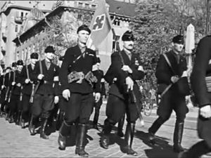 The "Iron Cross" Hungarian Nazi party