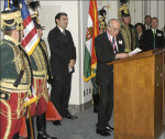 AHF 1956 Commemoration, Congressional Reception and Awards Ceremony - Dr. Szara accepts his award