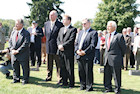 Hungarian-American leaders at the Darr Mine Commemoration at Olive Branch Church in Rostraver, PA