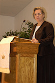 Rev. Ilona Komjathy, Pastor of the First Hungarian Reformed Church of Pittsburgh