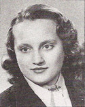 Éva B. Kisvarsányi in 1956