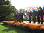 President Bush Announces Hungary's Inclusion in the Visa Waiver Program.