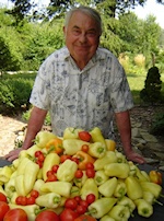 Dr. Bognar, affectionately known as "Professor Paprika" as he raises scholarship funds through the annual sale of his own garden-grown peppers!