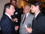 Ed Hilbert and Steven Fischer with Hungarian Ambassador Simonyi and Cultural Attache Dan Karoly