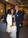 AHF's Vice President Bryan Dawson with wife Chiquis and daughter Xitlalli