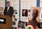 Congressman Andy Harris, member of the Hungarian Caucus, and the only Member of Congress of Hungarian descent, presented through his personal family history how an individual who risks his own life to save others can make a difference.He also cited the Hungarian Col. Ferenc Koszorús as a Hungarian example of rescuers who joined Wallenberg’s efforts to save innocent lives.
