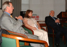 Representatives of the American Hungarian Federation met with the Honorable Janos Horvath on May 2, 2007 in Washington, D.C. at the Kossuth House. Seen here left to right: Gyula Balogh (AHF Co-President), Erika Fedor (former AHF National Secretary), and Dr. Janos Horvath.