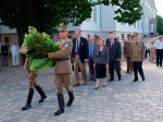 Major General and Ministerial Commissioner Istvan Kun Szabo; President of the Ferenc Koszorus Commemorative Committee, Dr. Zsuzsa Hanto; and Chairman of the Board of the American Hungarian Federation and son of Col. Koszorus Frank Koszorus, Jr., addressed the gathering