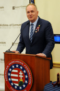 Hungarian Ambassador Dr. László Szabó delivered remarks 