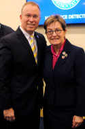 Bryan Dawson with Marcy Kaptur who is a recipient of the Officer’s Cross of the Order of Merit of Hungary in recognition of her outstanding work as Co-Chair of the Hungarian-American Caucus and for providing a significant voice and platform for Hungarian-Americans across the United States. 