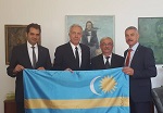 AHF thanks US Ambassador for his "moral and political courage in being photographed with the Szekler flag"